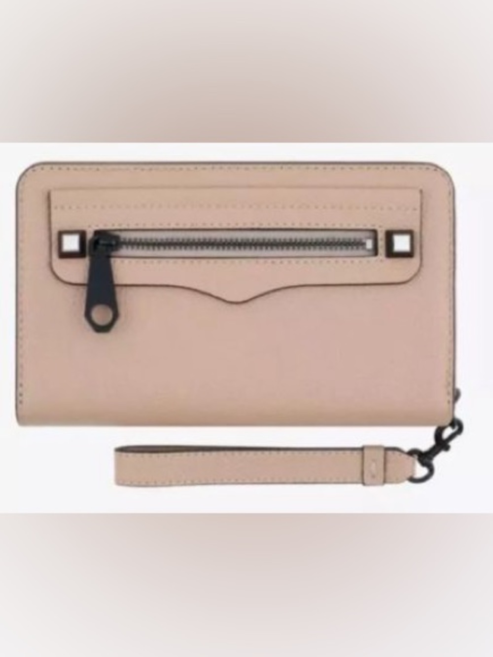 Rebecca Minkoff Regan Phone Wristlet Wallet beige